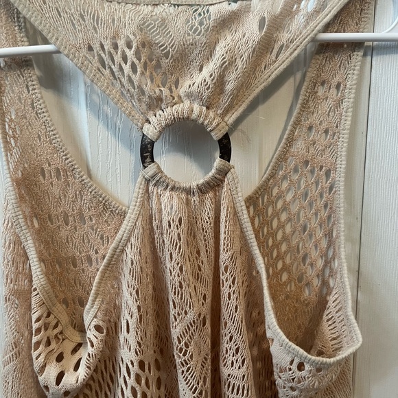 Maurices Tops - Maurice’s Tan Crochet Top! Medium.